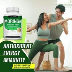 Toplux Moringa Capsules – 3-Pack – 1200mg – 270 Capsules – Vegan, Non-GMO