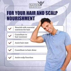 Hair Switch Hair & Scalp Support Supplement | Biotin Zinc Selenium-60 Caps | P-2