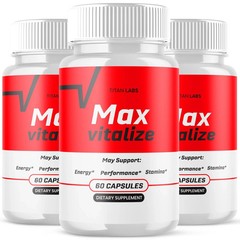(3 Pack) Max Vitalize Advanced Male Support Supplement MaxVitalize 180 Capsules