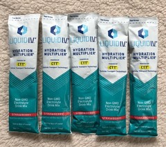 Liquid IV Hydration Multiplier Electrolyte Drink Packets 5 Different Flavors
