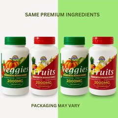 Garden OF Health Fruits Veggies 2000mg Enzymess Blend Whoeele Food 240 Capsuless