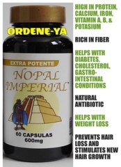 NOPAL IMPERIAL 600 mg 60 CAP Vital EXTRA POTENTE 100% ORIGINAL