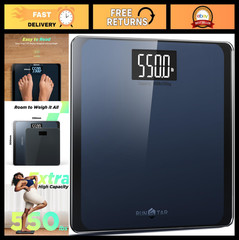 550lb Digital Bathroom Scale – Ultra-Wide Platform, Large LCD, High Precision