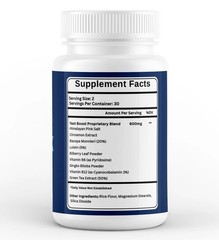 (2 Pack) BrainVex Nootropic All Natural Brain Supplement Brain Vex 60 Capsules