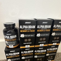(1 pack) Sealed Onnit Alpha Brain Memory & Focus 90 Capsules Exp 11/01/2027