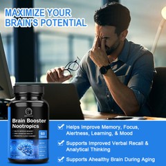 Bright Brain Absolute Focus Supplement – #1 Nootropic For Focus, Energy, Memory+