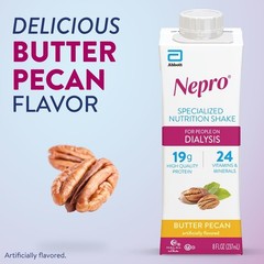 Nepro Nutrition Shake for People on Dialysis, 19g Protein, 420 Calories, Butt…