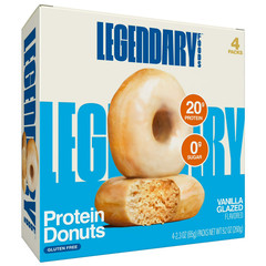 Legendary Foods , Protein Donuts Vanilla Glazed 9.2oz,4ct.