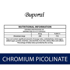 Chromium Picolinate 120pcs,Weight Management,Help Energy and Insulin Sensitivity