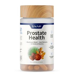 SNAP Prostate Health 2-Pack Saw Palmetto Mushroom Blend Men’s Support 180 Caps