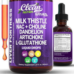 All-In-One Liver Support Supplement with Milk Thistle & N-Acetyl Cysteine Drops