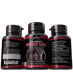 EXTREME WEIGHT LOSS SLIMMING PILLS MEN WOMEN FAST FAT BURNERS DIET 60 CAPSULES