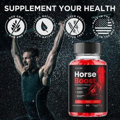 (2 Pack) Horse Boost ACV Gums Male Health Support Formula HorseBoost 120 Gummies