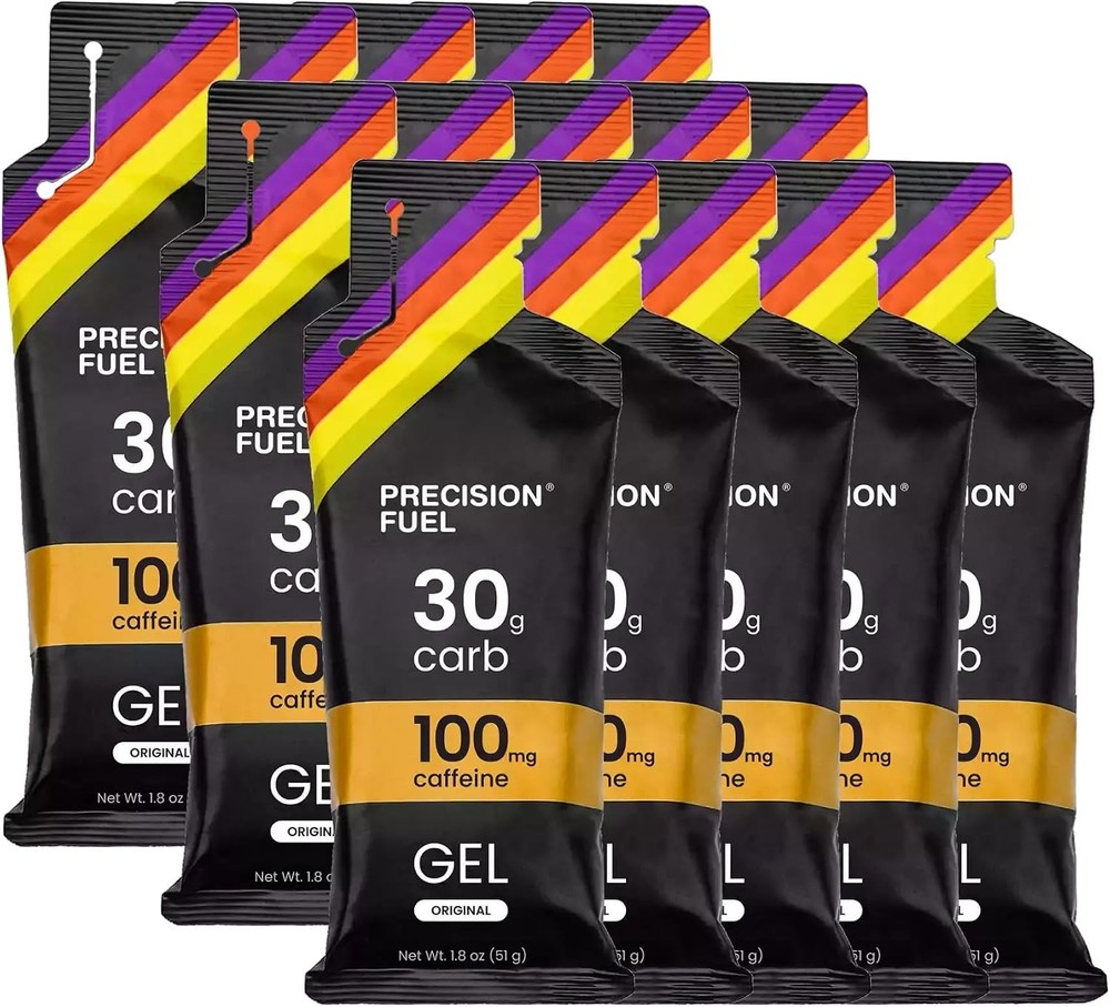 Precision Fuel PF30 Caffeine Energy Gel – Mild Flavour Running Gels for Endura