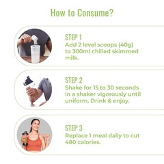 Incredio by Healthkart Slim Shake for Weight Management, Chocolate 480g y130