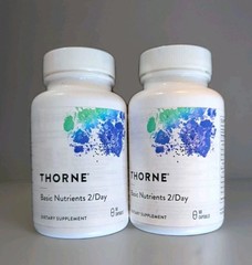 Lot of 2 Thorne Research Basic Nutrients 2/Day 60 Count x2