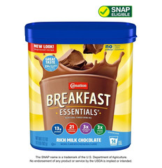 Protein Powder Shake Mix, Rich Milk Chocolate Breakfast, 17.7 oz, Nutritional