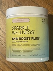 Sparkle Wellness Skin Boost Plus Collagen Supplement Unflavored, 6.1oz