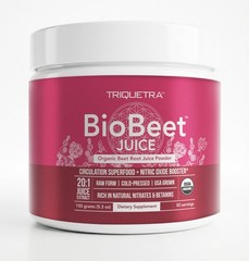 Max Strength Beet Root Juice Powder – 20:1 Concentrate, 60,000 mg Organic, Nitri