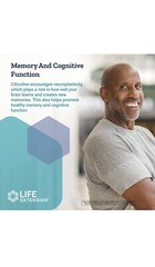Life Extension, Citicoline (CDP-Choline) Supplement Pills for Brain 60 caps