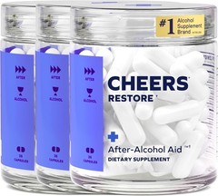 Cheers Restore | Supplement with DHM + L-Cysteine|Feel Better After Drinking