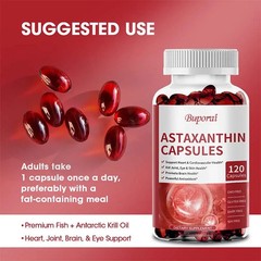 Astaxanthin 240pcs, Supports Eye & Skin Health, Promote Cardiovascular Health