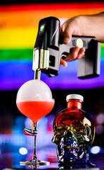 Flavor Blaster Bubble Mixture – 6 Fl Oz | Premium Drink Presentation | Stunning