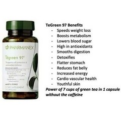 2-PACK Nu Skin Nuskin Pharmanex Tegreen 97 120 Caps NEW-STOCK 05/2026