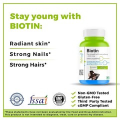 3 Pack Hale.up Biotin 60 Veg Capsules Hair Skin Support