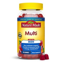 Nature Made Multi for Him, Mens Multivitamins 150 Count (Pack of 1), Red