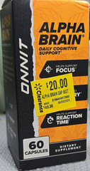 Alpha Brain Dietary Supplement 60 Capsules – Sealed Bottle – Unopened