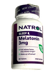 Natrol 3mg Melatonin Sleep Support – 60 Tablets – Ex: 12/26