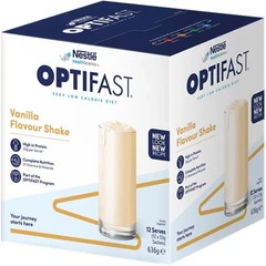 OPTIFAST VLCD Vanilla Shake Flavor Low Calorie Meal Replacement 12 sachet 1 Box