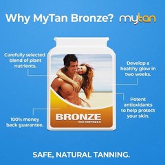 NEW Bronze Tanning Pills Twin Pack Sun Tan Supplement 14 Week Supply