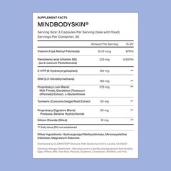 MINDBODYSKIN Hormonal Acne Supplement, Hormone Balance Liver Detox PMS Support,