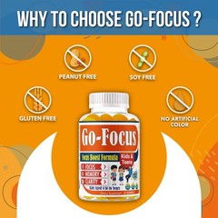 Brightkids Brain Supplements For Memory And Focus Omega 3 Dha Focus Gummies For