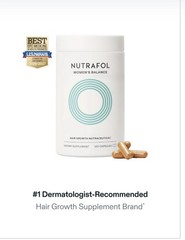 Nutrafol Women’s Balance Hair Growth Nutraceutical 120 Capsules (30 day supply)