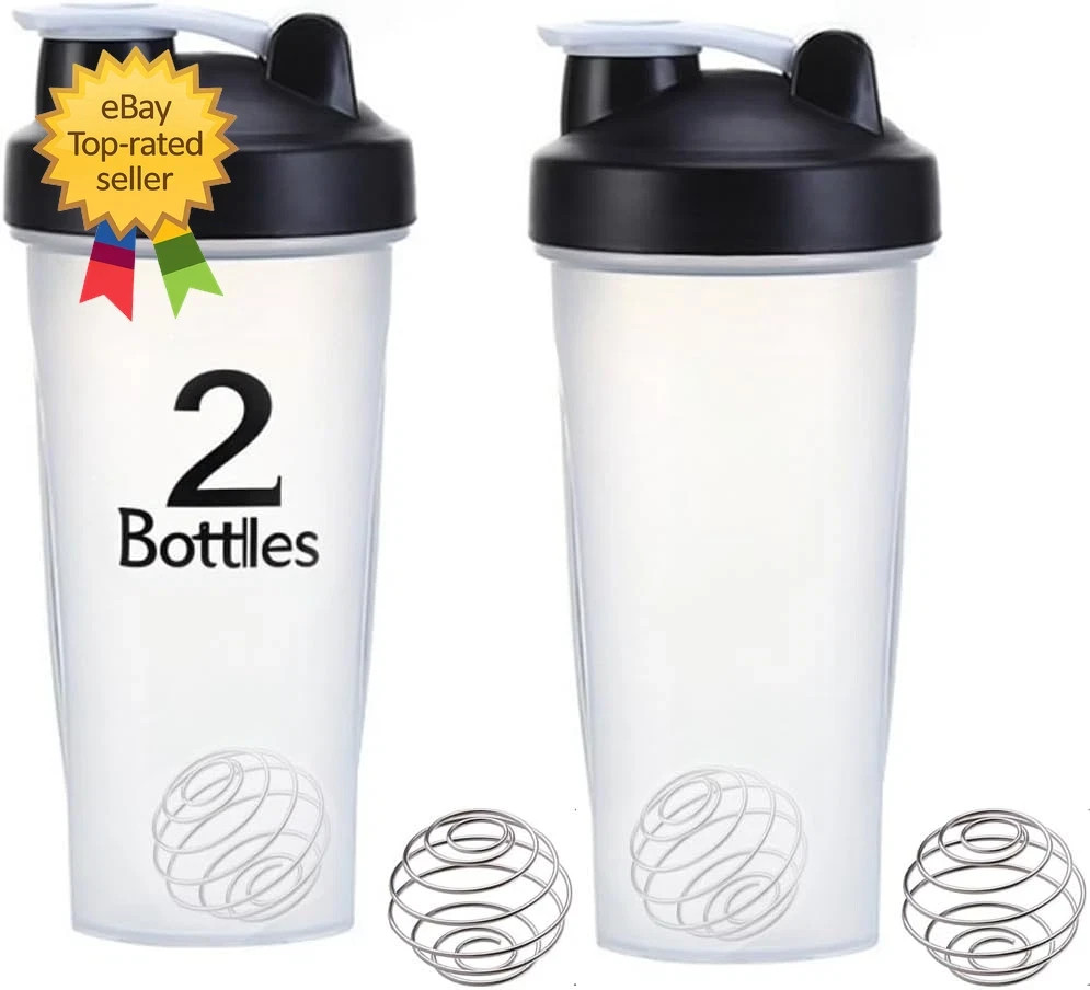 2 Pack 28 Oz Shaker Bottles for Protein Mixes M Protein Shaker Bottle