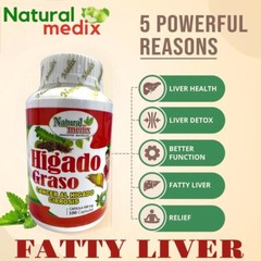 HIGADO GRASO NATURAL MEDIX – PREMIUM LIVER HEALTH CLEANSER & DETOX