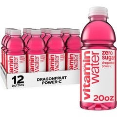 vitaminwater zero sugar power-c, electrolyte enhanced 20 Fl Oz (Pack of 12)