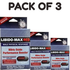 Applied Nutrition Libido-Max RED – 30 Tablets – Pack of 3