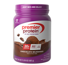 Premier Protein Whey Chocolate Milkshake 1.5lb 30g Protein