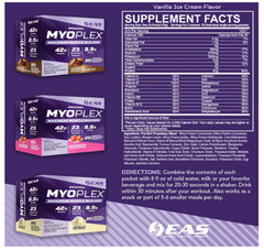 EAS Myoplex Original Strawberry Meal Replacement 42g Protein 20Pk