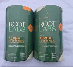 2 Pack – Root Labs 10-1 Alpha Gummies, 4000 mg. Pure Shilajit with KSM-66 60p