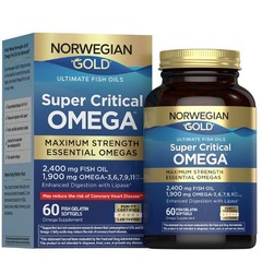 Renew Life Norwegian Gold Adult Fish Oil – Omega Fish Oil – –
