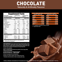Body Fortress Isolate Protein Powder, Chocolate 1.5 lbs, 60g High Protein, BCAAs