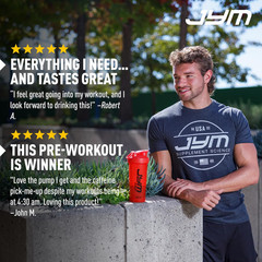 Pre JYM Strawberry Kiwi Pre Workout Powder – Bcaas, Nootropics, Creatine HCI, Ci