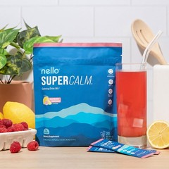Nello Supercalm Powdered Drink Mix, Cortisol Reducer and Sleep Aid Supplement