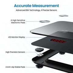 RENPHO Smart Scale Weight Body Digital Bathroom Scale Bluetooth Body Fat Scale