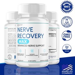 (1 Pack) Nerve Recovery Max Nootropic Formula All Natural Supplement 60 Capsules